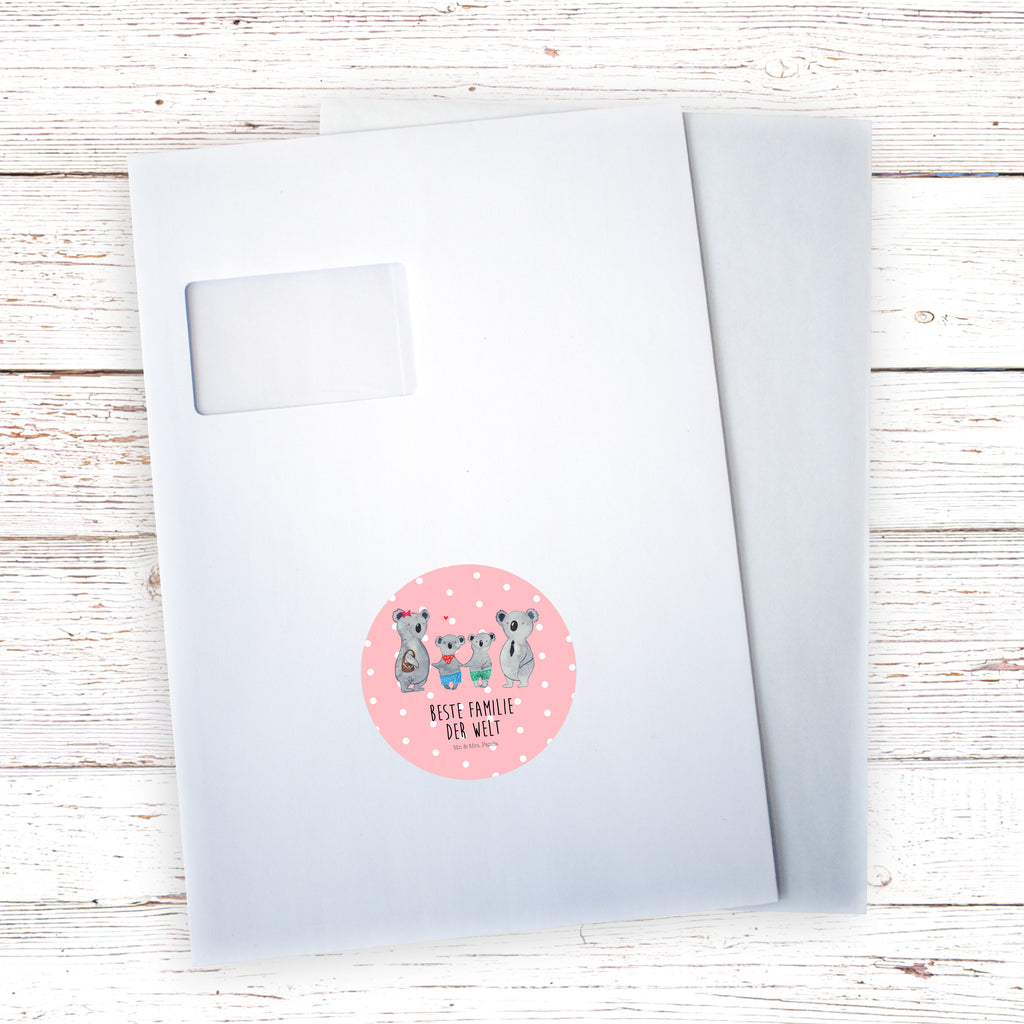 40mm Rund Aufkleber Koala Familie zwei Sticker, Aufkleber, Etikett, Familie, Vatertag, Muttertag, Bruder, Schwester, Mama, Papa, Oma, Opa, Koala, Koalabär, beste Familie, Familienzeit, Familienleben, Koalafamilie, Lieblingsfamilie