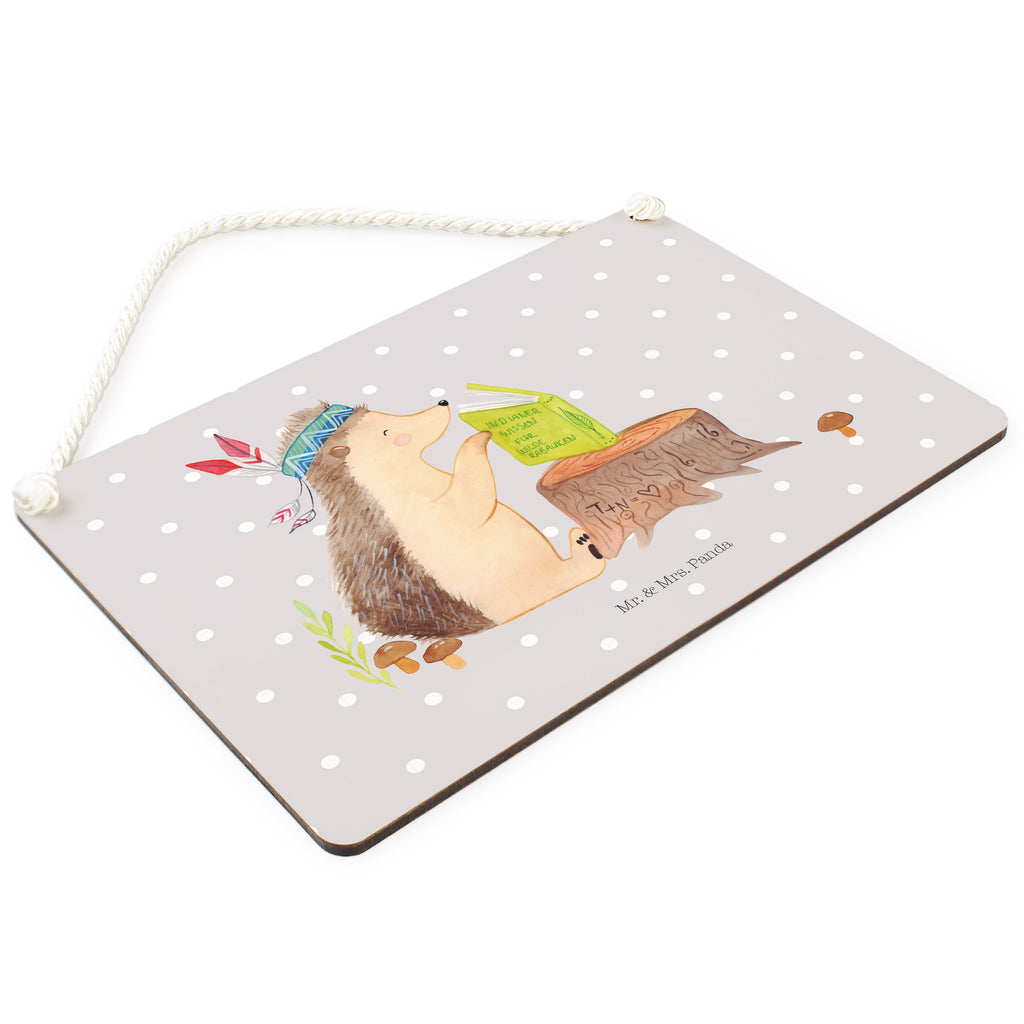 Deko Schild Igel Indianer Igel, Indianer, Abenteuer, Lagerfeuer, Camping Schild, Türschild, Holzschild, Wandschild, Wanddeko  Waldtiere, Tiere