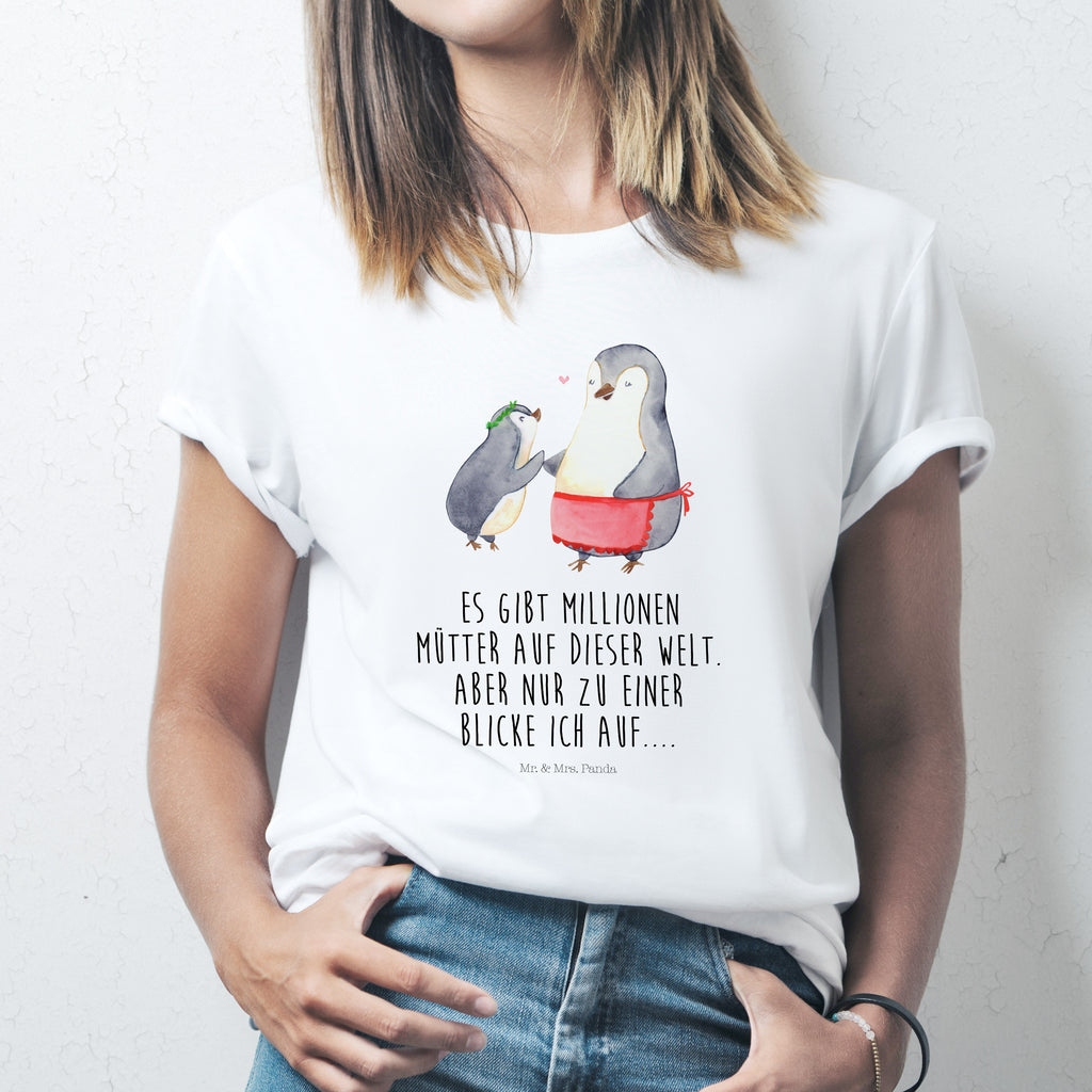 T-Shirt Pinguin mit Kind