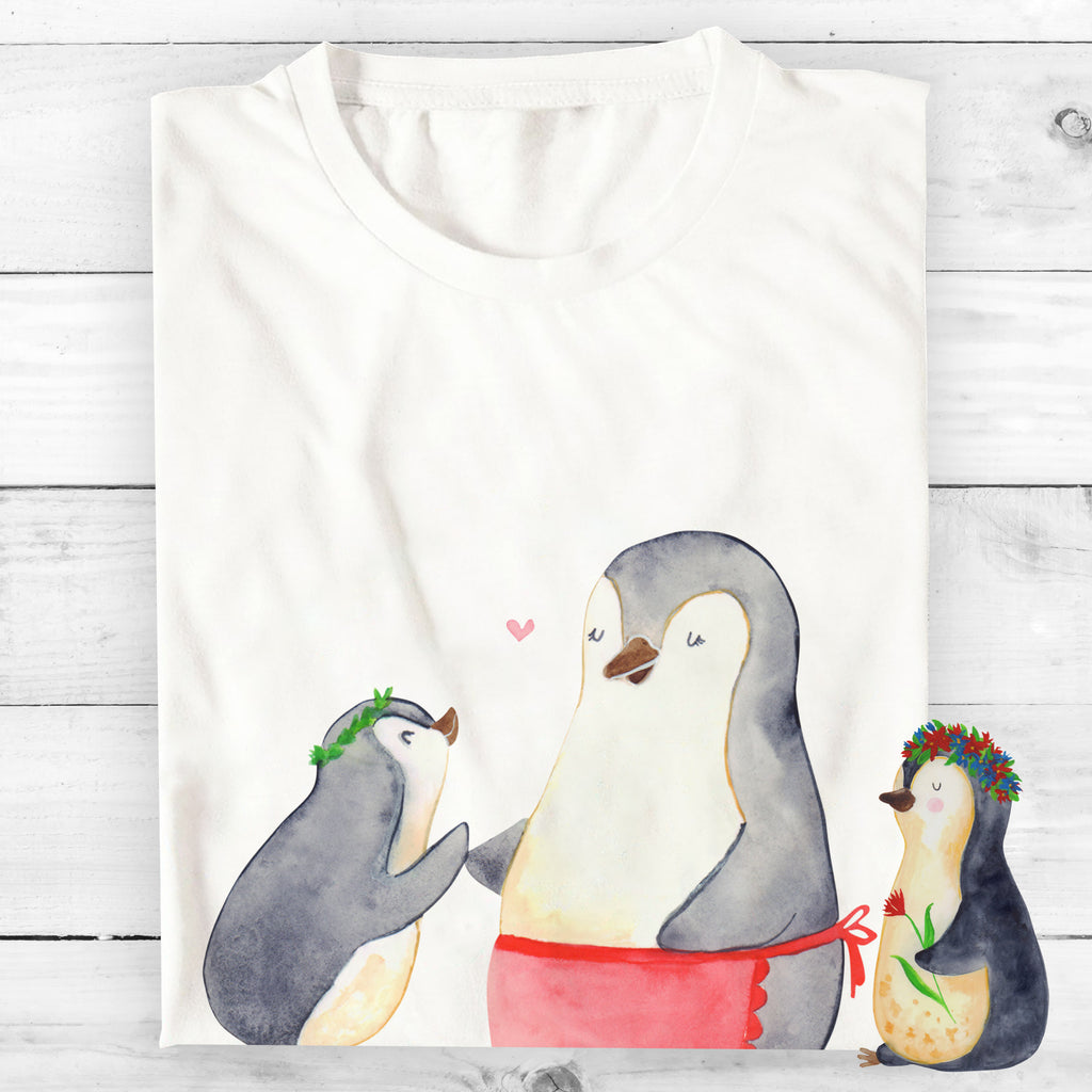 T-Shirt Pinguin mit Kind