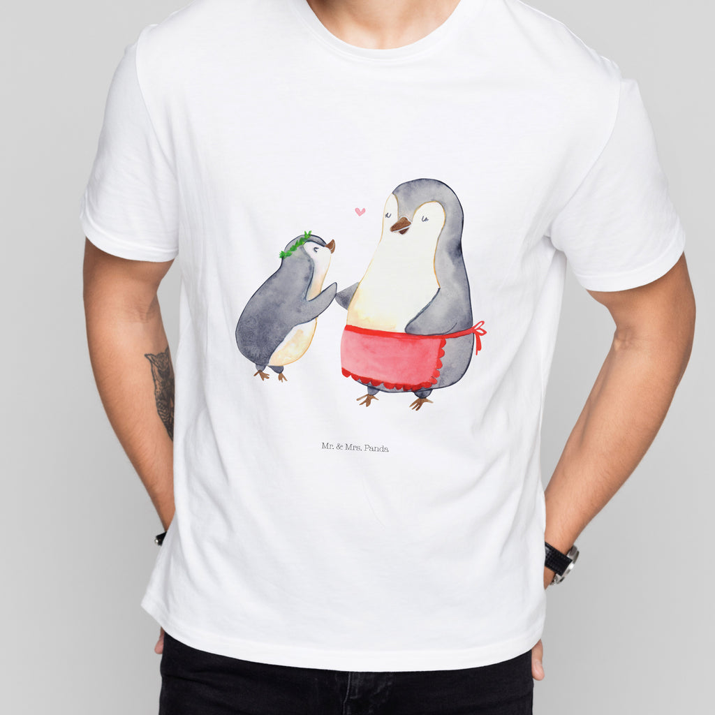 T-Shirt Pinguin mit Kind