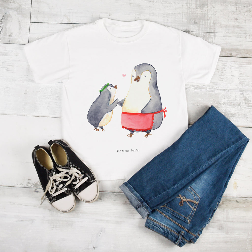 T-Shirt Pinguin mit Kind