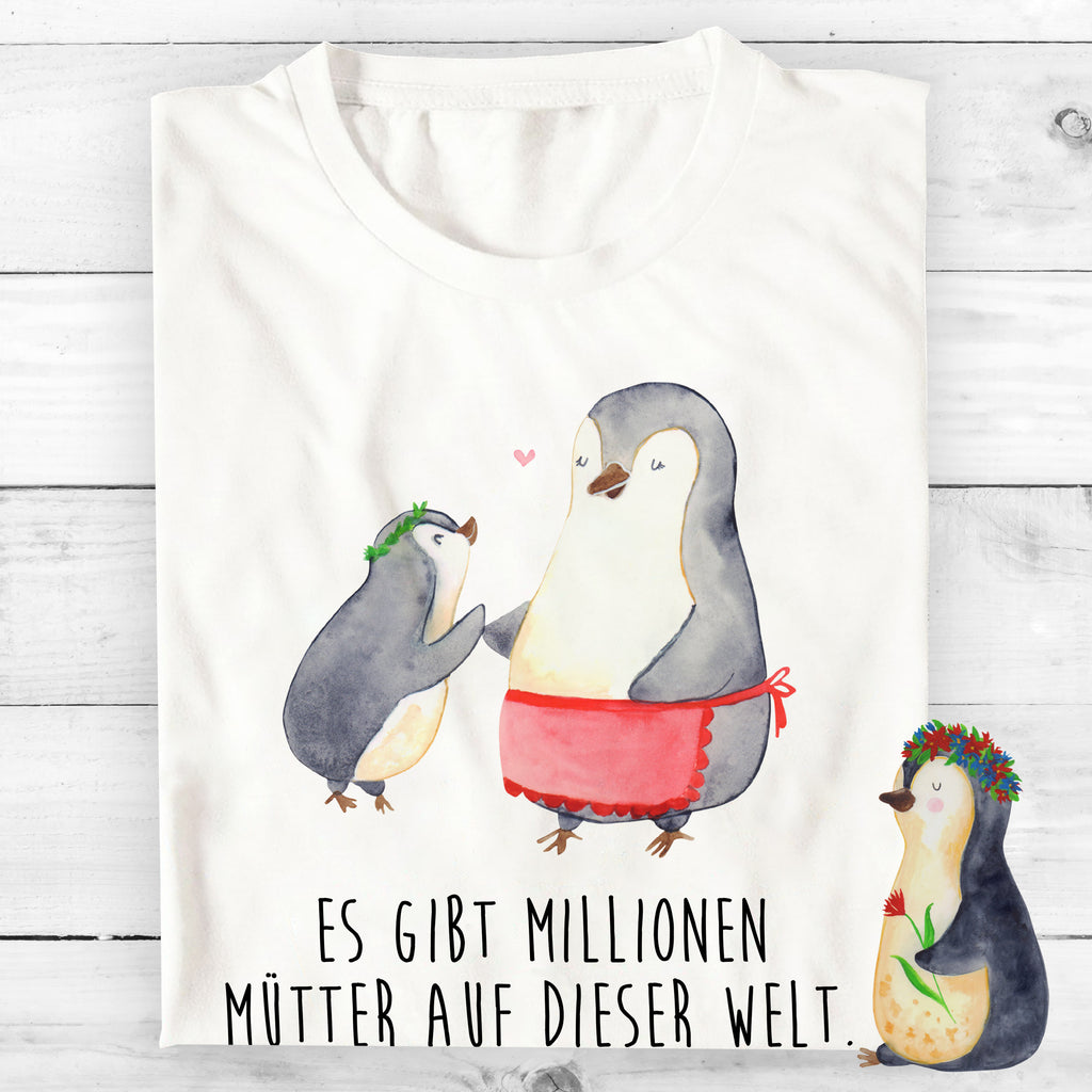 T-Shirt Pinguin mit Kind