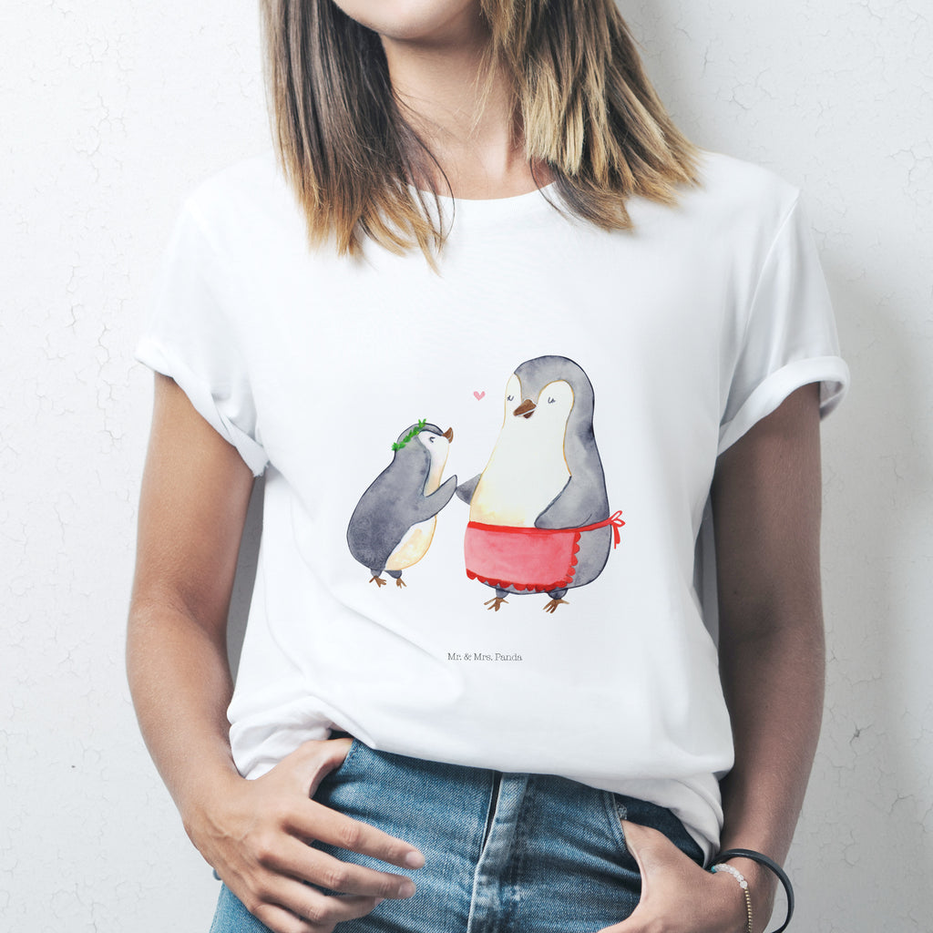 T-Shirt Pinguin mit Kind