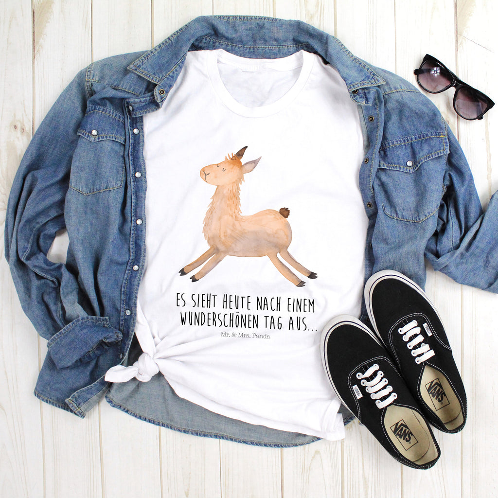 T-Shirt Lama springend