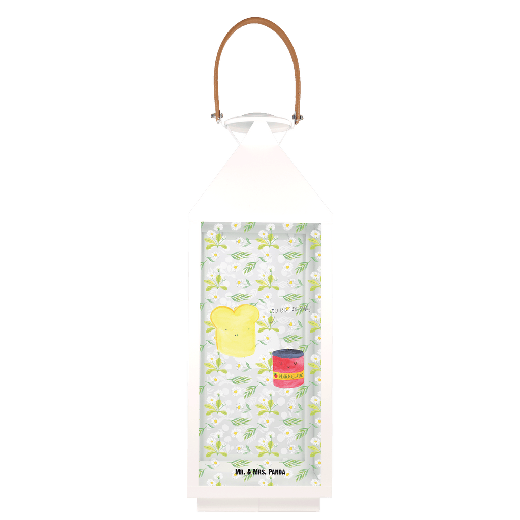 Deko Laterne Toast & Marmelade Gartenlampe, Gartenleuchte, Gartendekoration, Gartenlicht, Laterne  kleine Laternen, XXL Laternen, Laterne groß, Tiermotive, Gute Laune, lustige Sprüche, Tiere, Toast, Marmelade, Dreamteam, süße Postkarte, süß, Küche Deko, Küche Spruch, Frühstück Einladung, Brot, Toastbrot