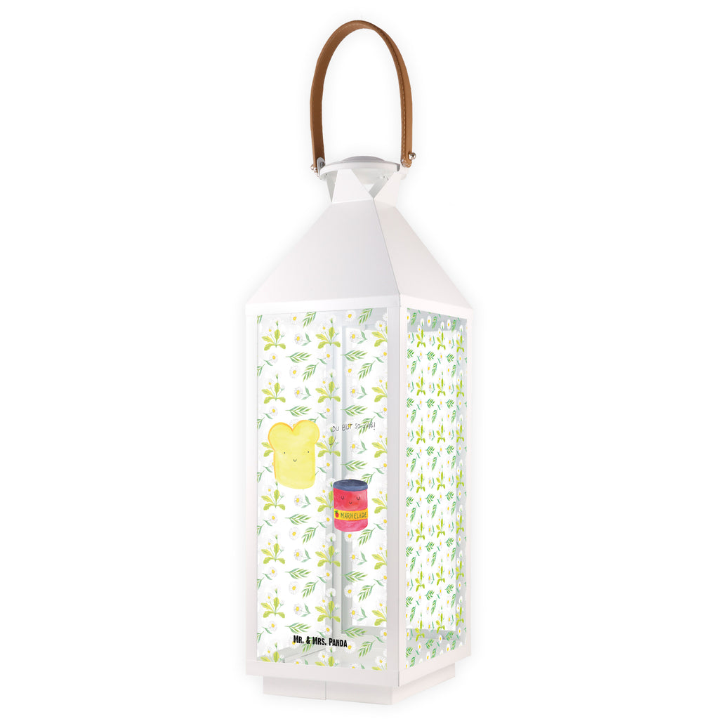Deko Laterne Toast & Marmelade Gartenlampe, Gartenleuchte, Gartendekoration, Gartenlicht, Laterne  kleine Laternen, XXL Laternen, Laterne groß, Tiermotive, Gute Laune, lustige Sprüche, Tiere, Toast, Marmelade, Dreamteam, süße Postkarte, süß, Küche Deko, Küche Spruch, Frühstück Einladung, Brot, Toastbrot