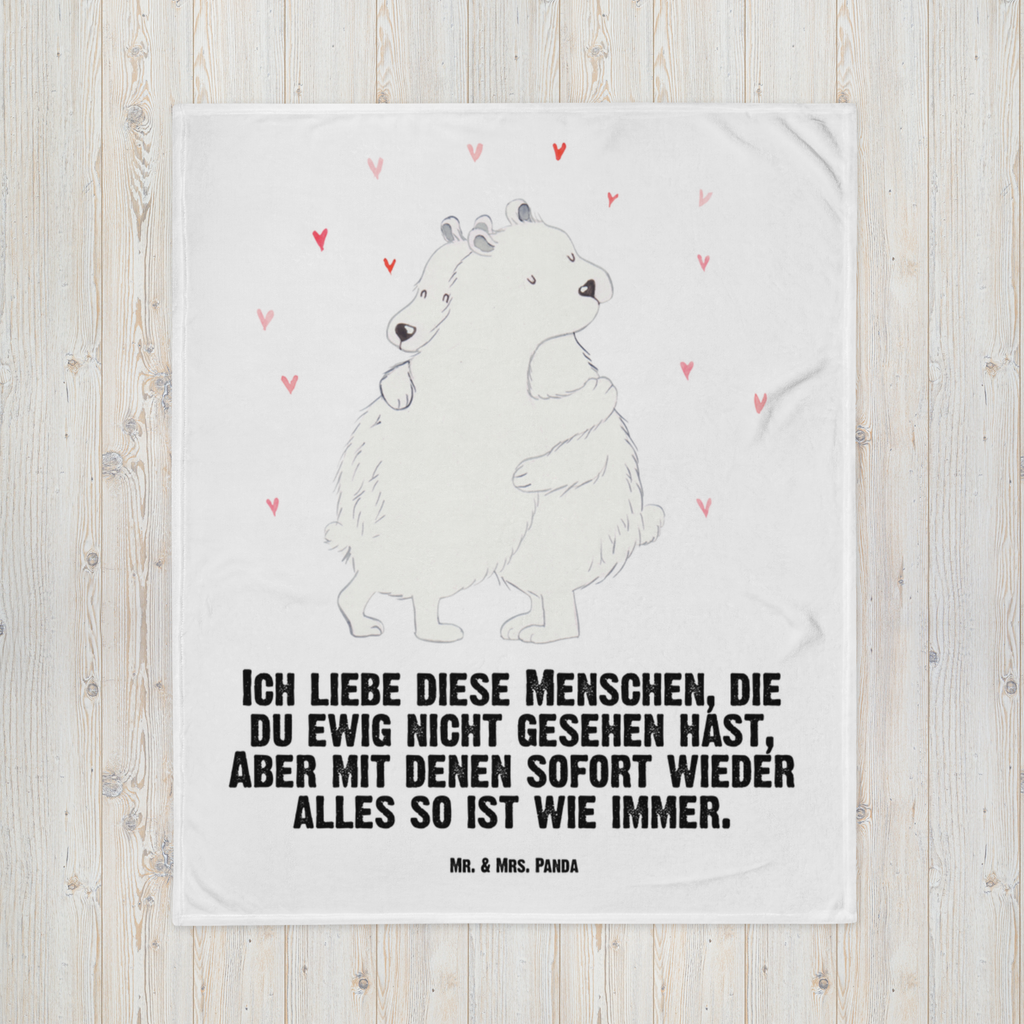 Babydecke Eisbär Umarmen  Babydecke, Babygeschenk, Geschenk Geburt, Babyecke Kuscheldecke, Krabbeldecke  süße Tiermotive, gute Laune, lustige Sprüche, Tiere
