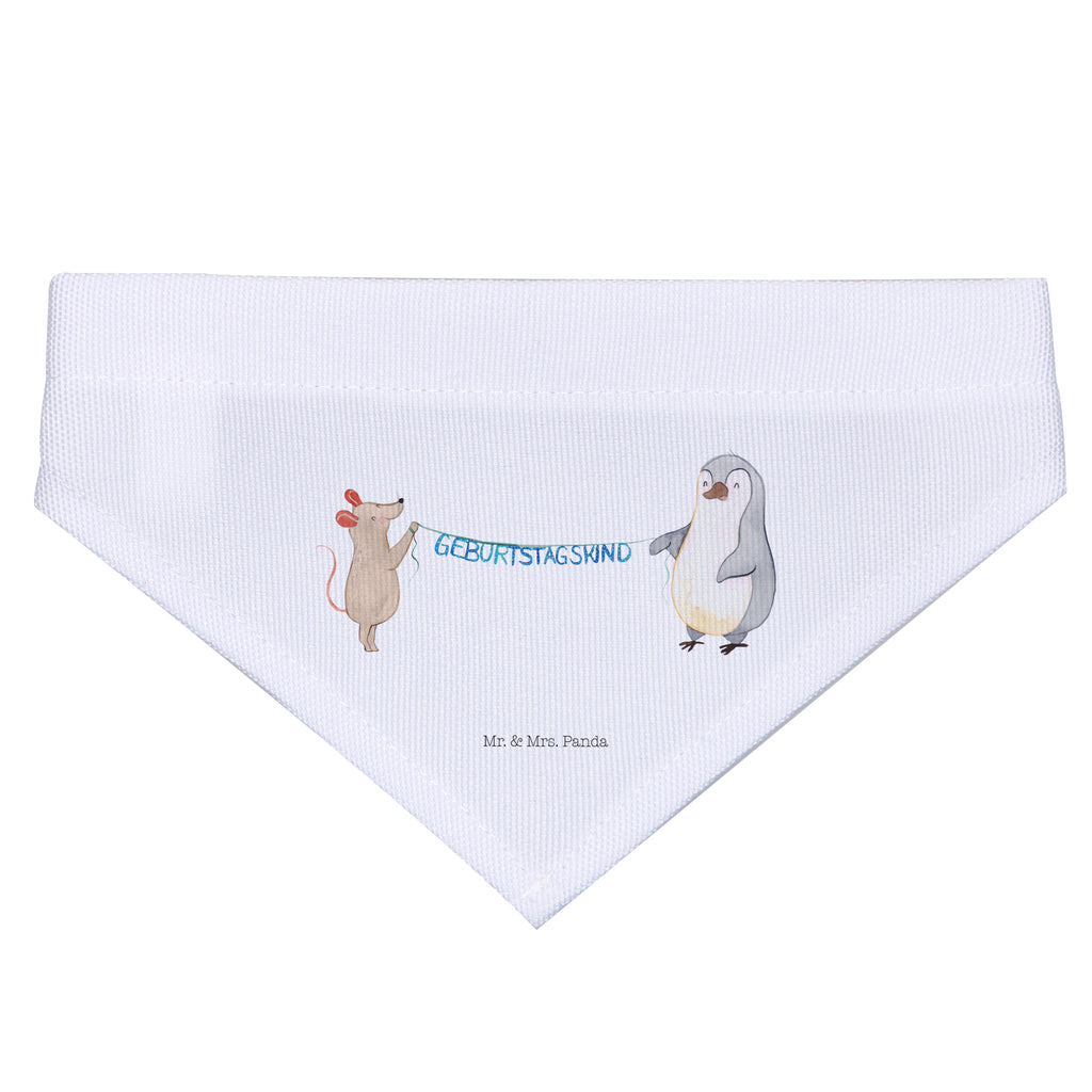 Hundehalstuch Maus Pinguin Geburtstag