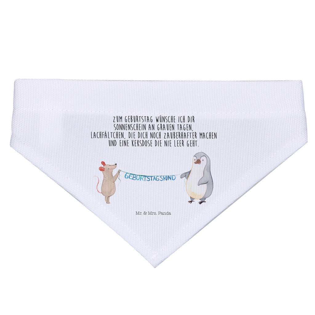Hundehalstuch Maus Pinguin Geburtstag