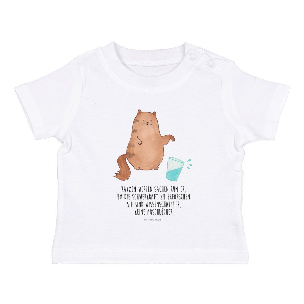Baby T-Shirt Katze Wasserglas