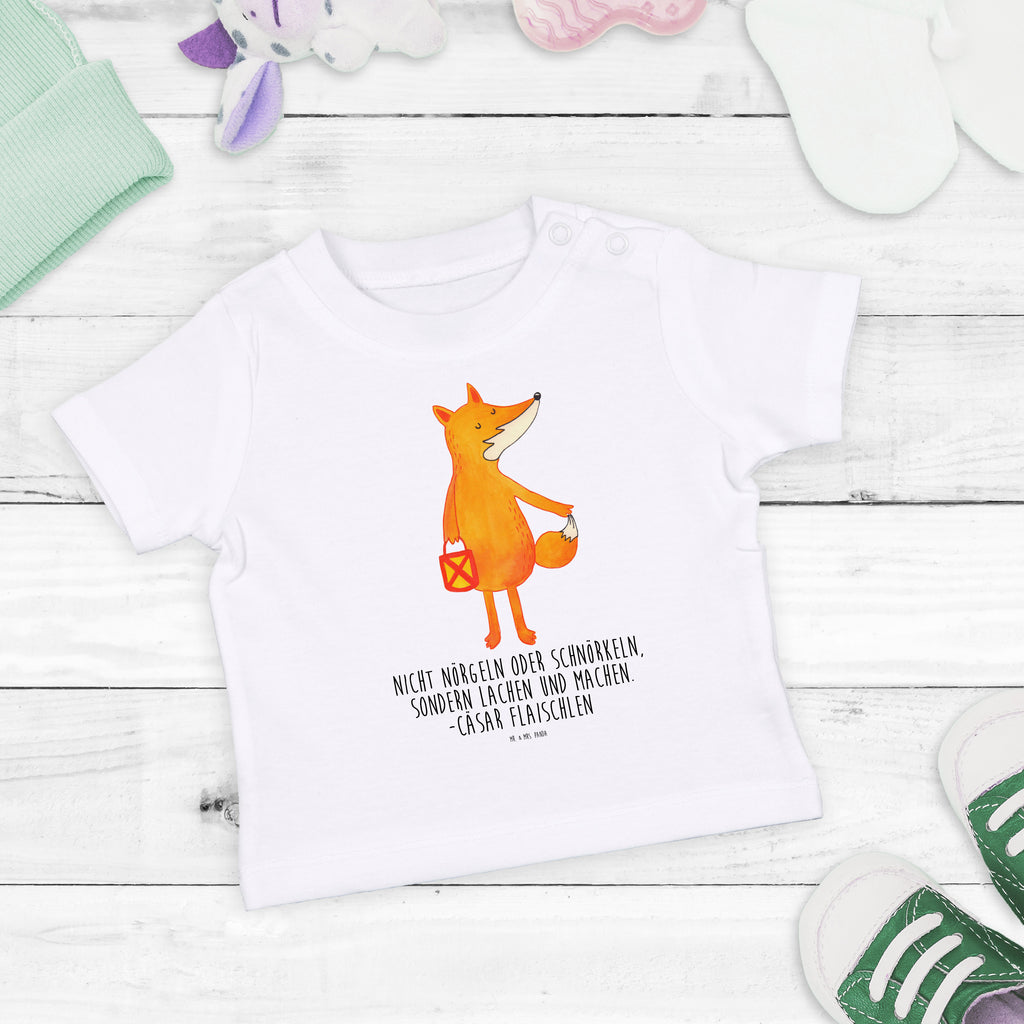 Baby T-Shirt Fuchs Laterne Fuchs, Füchse, Spruch trösten, Liebeskummer Spruch, Laterne, Sankt Martin, Laternenumzug, Aufmuntern, Cäsar Otto Hugo Flaischlen Mädchen,Jungen,Unisex,Motiv,Baby T-Shirt,Kurzarm  Fuchs