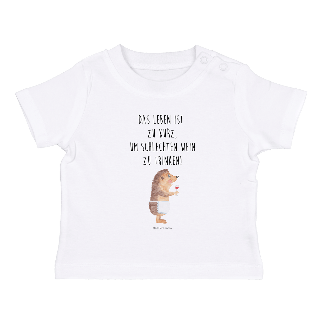 Baby T-Shirt Igel mit Wein Wein Spruch, Igel, Geschenk Weintrinker, Geschenk Weinliebhaber, Wein Deko, Weinglas, Rotwein, Weißwein, Wein trinken Mädchen,Jungen,Unisex,Motiv,Baby T-Shirt,Kurzarm  süße Tiermotive, gute Laune, lustige Sprüche, Tiere