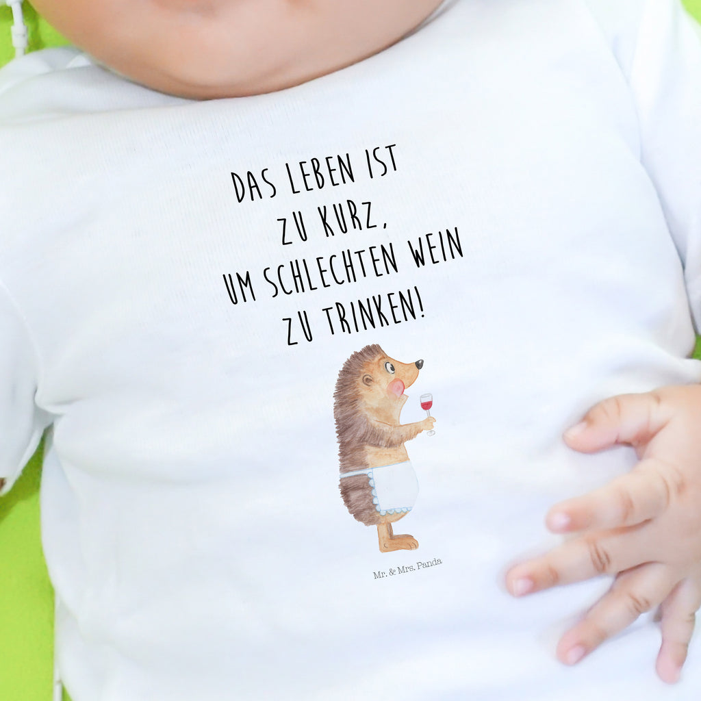 Baby T-Shirt Igel mit Wein Wein Spruch, Igel, Geschenk Weintrinker, Geschenk Weinliebhaber, Wein Deko, Weinglas, Rotwein, Weißwein, Wein trinken Mädchen,Jungen,Unisex,Motiv,Baby T-Shirt,Kurzarm  süße Tiermotive, gute Laune, lustige Sprüche, Tiere