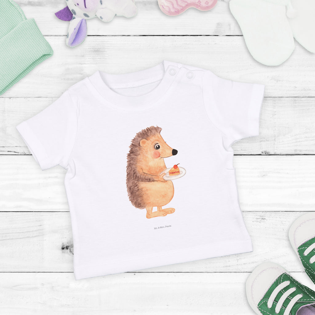 Baby T-Shirt Igel mit Kuchenstück Igel, Essen Spruch, Kuchen, Backen Geschenk, Kuchen backen, Einladung Party, Geburtstagskuchen, Torte  Mädchen,Jungen,Unisex,Motiv,Baby T-Shirt,Kurzarm  süße Tiermotive, gute Laune, lustige Sprüche, Tiere