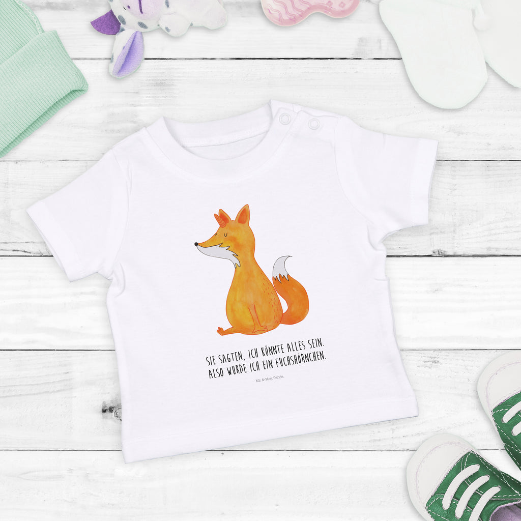 Baby T-Shirt Fuchshörnchen Fuchs, Einhorn, Einhörner, Unicorns, Fuchshörnchen, Fuchshorn, Foxycorn, Füchse Mädchen,Jungen,Unisex,Motiv,Baby T-Shirt,Kurzarm  Einhorn, Einhörner, Einhorn Deko, Pegasus, Unicorn