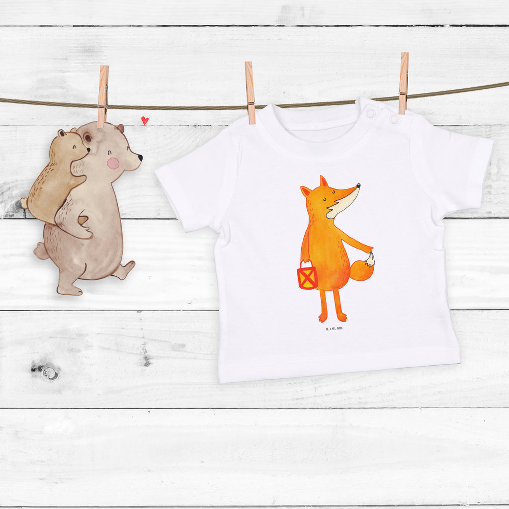 Baby T-Shirt Fuchs Laterne Fuchs, Füchse, Spruch trösten, Liebeskummer Spruch, Laterne, Sankt Martin, Laternenumzug, Aufmuntern, Cäsar Otto Hugo Flaischlen Mädchen,Jungen,Unisex,Motiv,Baby T-Shirt,Kurzarm  Fuchs