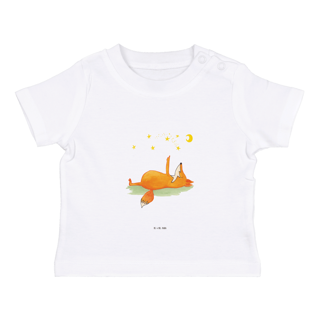 Baby T-Shirt Fuchs Sterne Fuchs, Füchse, tröstende Worte, Spruch positiv, Spruch schön, Romantik, Always Look on the Bright Side of Life Mädchen,Jungen,Unisex,Motiv,Baby T-Shirt,Kurzarm  Fuchs