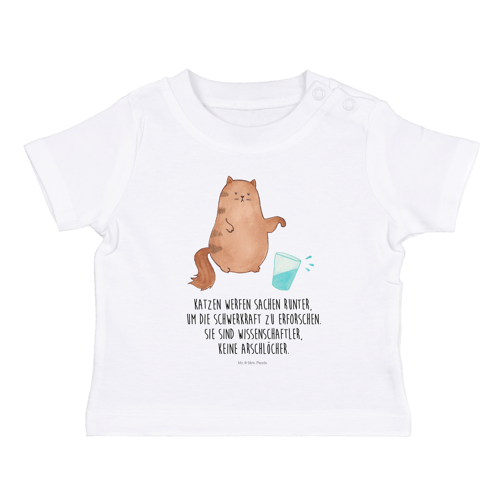 Baby T-Shirt Katze Wasserglas