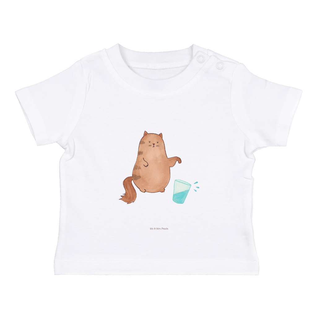 Baby T-Shirt Katze Wasserglas