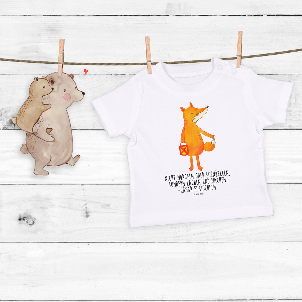 Baby T-Shirt Fuchs Laterne Fuchs, Füchse, Spruch trösten, Liebeskummer Spruch, Laterne, Sankt Martin, Laternenumzug, Aufmuntern, Cäsar Otto Hugo Flaischlen Mädchen,Jungen,Unisex,Motiv,Baby T-Shirt,Kurzarm  Fuchs
