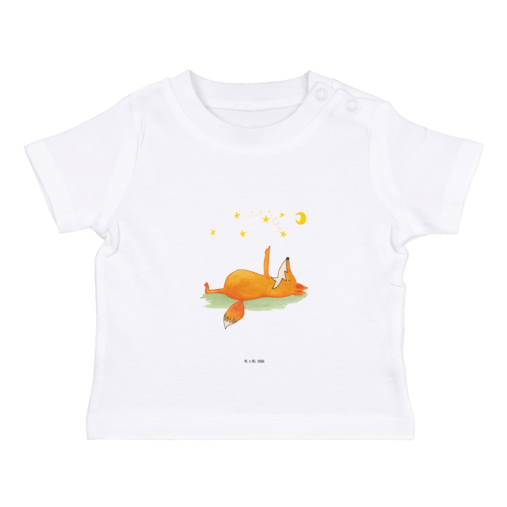 Baby T-Shirt Fuchs Sterne Fuchs, Füchse, tröstende Worte, Spruch positiv, Spruch schön, Romantik, Always Look on the Bright Side of Life Mädchen,Jungen,Unisex,Motiv,Baby T-Shirt,Kurzarm  Fuchs