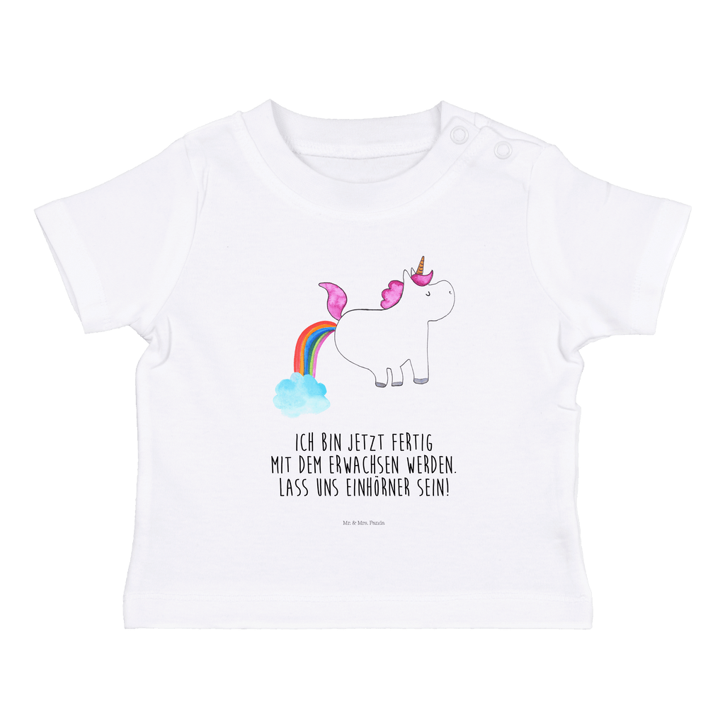 Baby T-Shirt Einhorn Pupsend Einhorn, Pups, Unicorn, Regenbogen, Glitzer, Einhornpower, Erwachsenwerden, Spaß, lustig, Freundin  Mädchen,Jungen,Unisex,Motiv,Baby T-Shirt,Kurzarm  Einhorn, Einhörner, Einhorn Deko, Pegasus, Unicorn