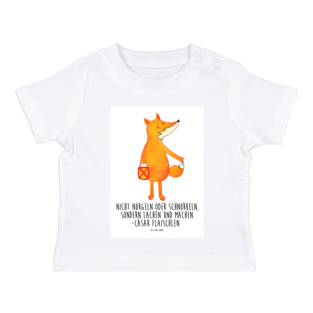 Baby T-Shirt Fuchs Laterne Fuchs, Füchse, Spruch trösten, Liebeskummer Spruch, Laterne, Sankt Martin, Laternenumzug, Aufmuntern, Cäsar Otto Hugo Flaischlen Mädchen,Jungen,Unisex,Motiv,Baby T-Shirt,Kurzarm  Fuchs