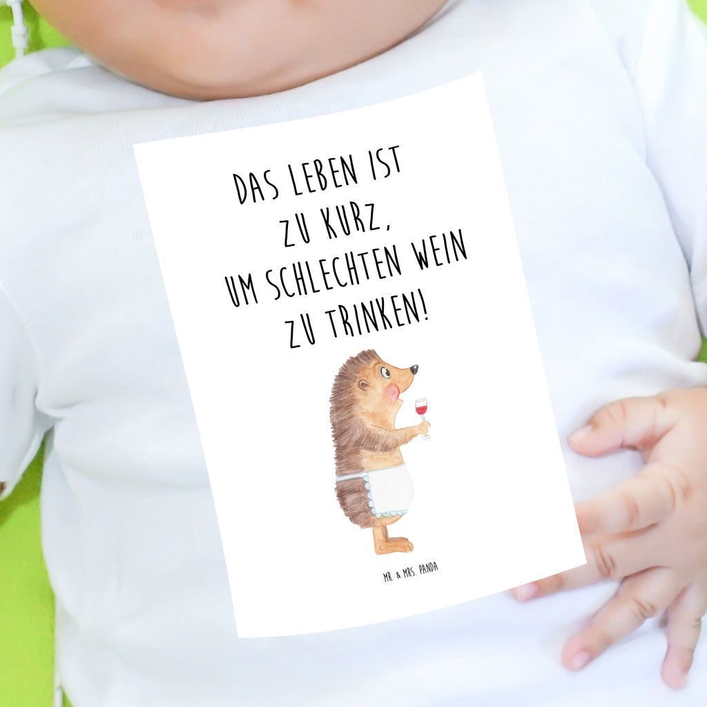 Baby T-Shirt Igel mit Wein Wein Spruch, Igel, Geschenk Weintrinker, Geschenk Weinliebhaber, Wein Deko, Weinglas, Rotwein, Weißwein, Wein trinken Mädchen,Jungen,Unisex,Motiv,Baby T-Shirt,Kurzarm  süße Tiermotive, gute Laune, lustige Sprüche, Tiere