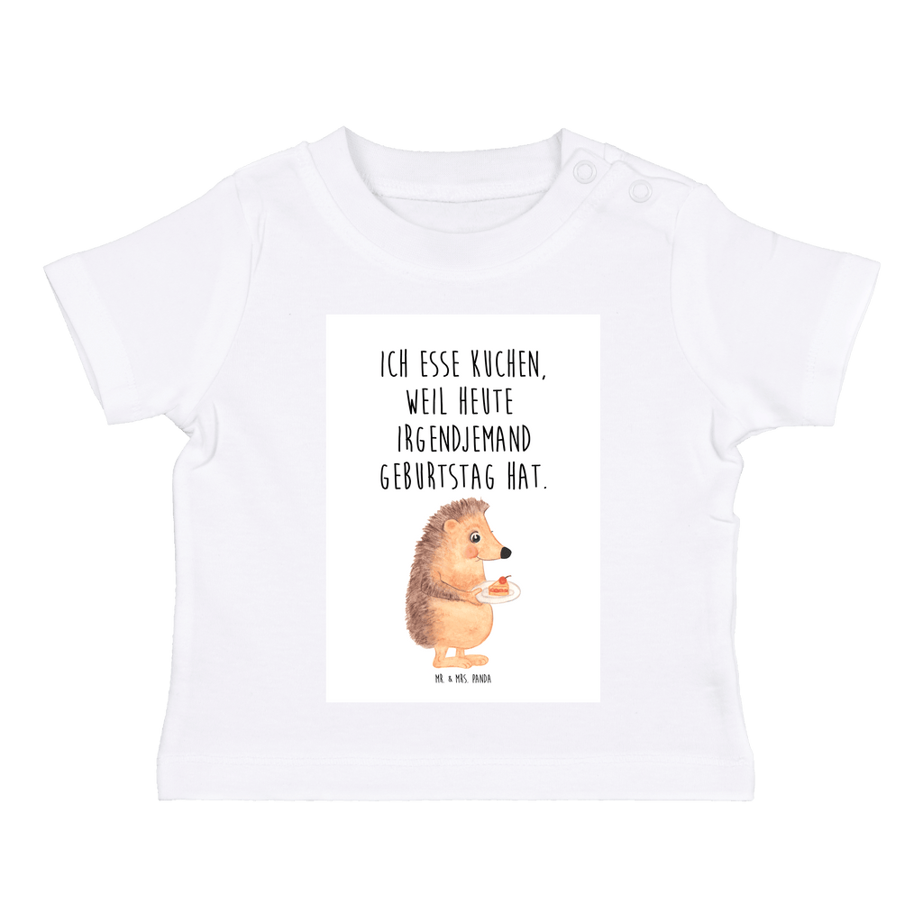 Baby T-Shirt Igel mit Kuchenstück Igel, Essen Spruch, Kuchen, Backen Geschenk, Kuchen backen, Einladung Party, Geburtstagskuchen, Torte  Mädchen,Jungen,Unisex,Motiv,Baby T-Shirt,Kurzarm  süße Tiermotive, gute Laune, lustige Sprüche, Tiere