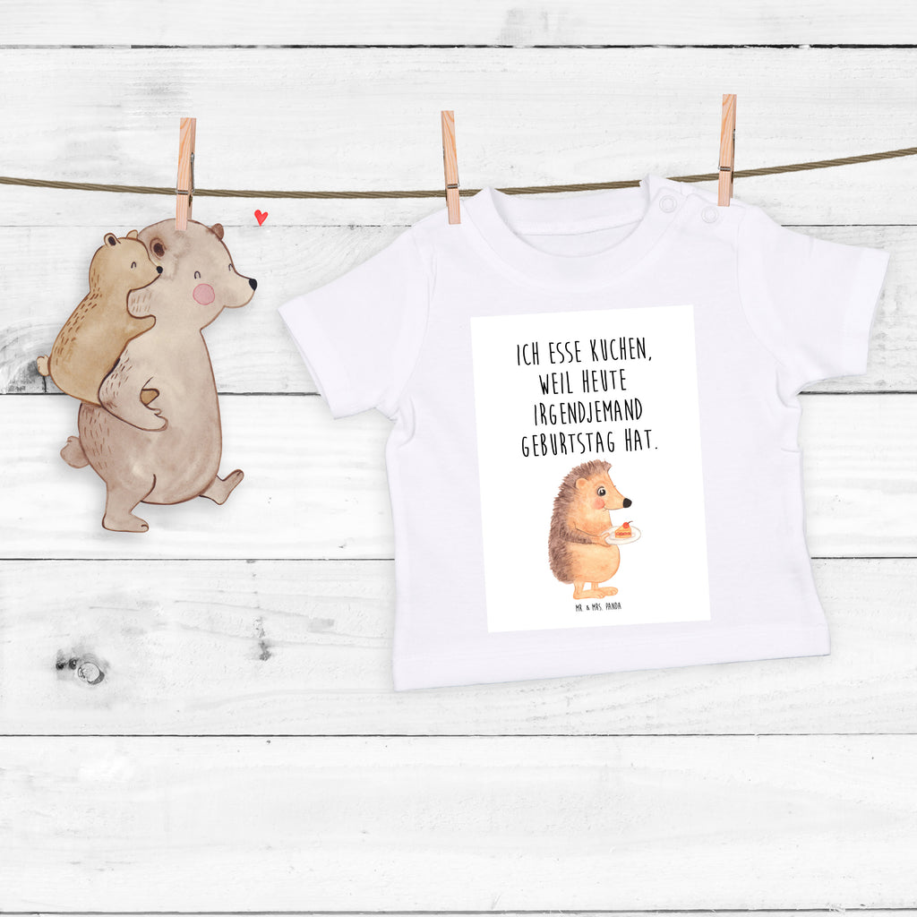 Baby T-Shirt Igel mit Kuchenstück Igel, Essen Spruch, Kuchen, Backen Geschenk, Kuchen backen, Einladung Party, Geburtstagskuchen, Torte  Mädchen,Jungen,Unisex,Motiv,Baby T-Shirt,Kurzarm  süße Tiermotive, gute Laune, lustige Sprüche, Tiere