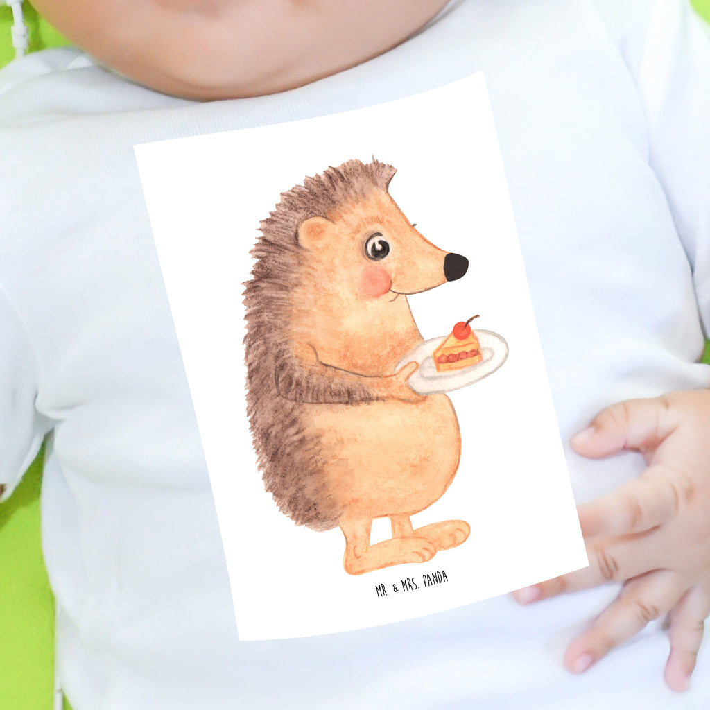 Baby T-Shirt Igel mit Kuchenstück Igel, Essen Spruch, Kuchen, Backen Geschenk, Kuchen backen, Einladung Party, Geburtstagskuchen, Torte  Mädchen,Jungen,Unisex,Motiv,Baby T-Shirt,Kurzarm  süße Tiermotive, gute Laune, lustige Sprüche, Tiere