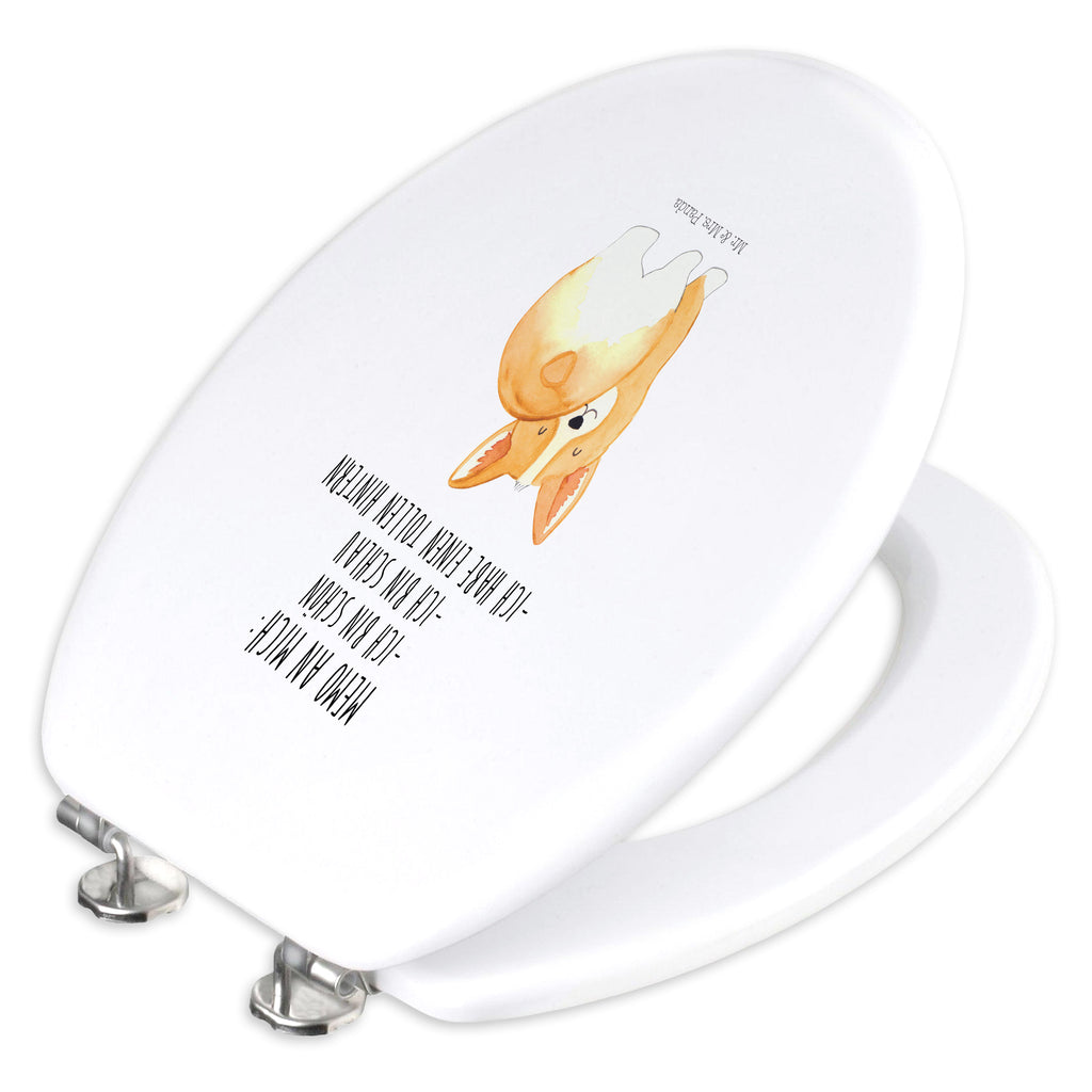 Motiv WC Sitz Corgie Po Corgie, Hund, Hundeliebe, Motivation, Selbstliebe, Spruch Klobrille, Klodeckel, Toilettendeckel, WC-Sitz, Toilette  Hund, Hundemotiv, Haustier, Hunderasse, Tierliebhaber, Hundebesitzer, Sprüche