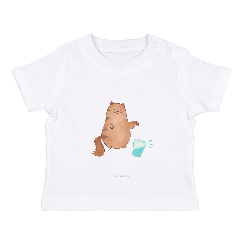 Baby T-Shirt Katze Wasserglas