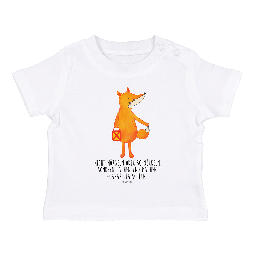 Baby T-Shirt Fuchs Laterne Fuchs, Füchse, Spruch trösten, Liebeskummer Spruch, Laterne, Sankt Martin, Laternenumzug, Aufmuntern, Cäsar Otto Hugo Flaischlen Mädchen,Jungen,Unisex,Motiv,Baby T-Shirt,Kurzarm  Fuchs