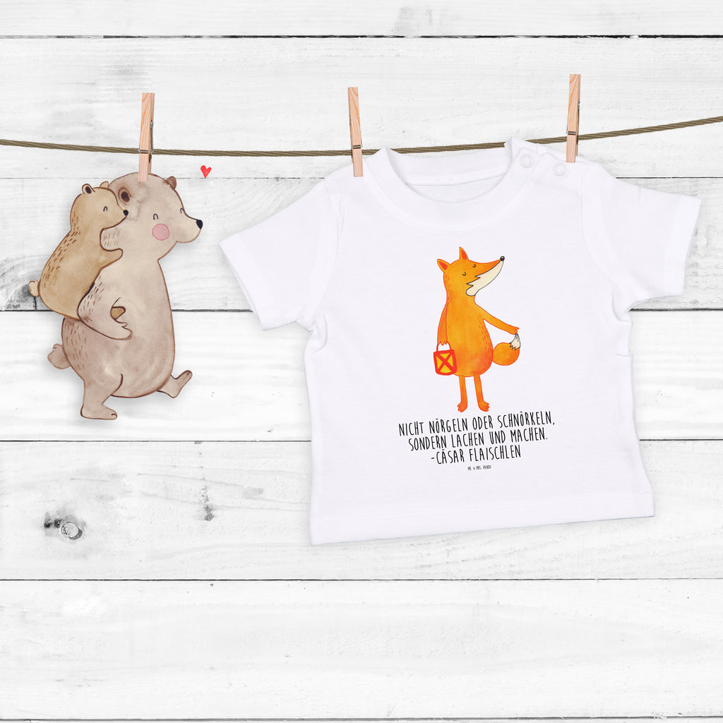 Baby T-Shirt Fuchs Laterne Fuchs, Füchse, Spruch trösten, Liebeskummer Spruch, Laterne, Sankt Martin, Laternenumzug, Aufmuntern, Cäsar Otto Hugo Flaischlen Mädchen,Jungen,Unisex,Motiv,Baby T-Shirt,Kurzarm  Fuchs