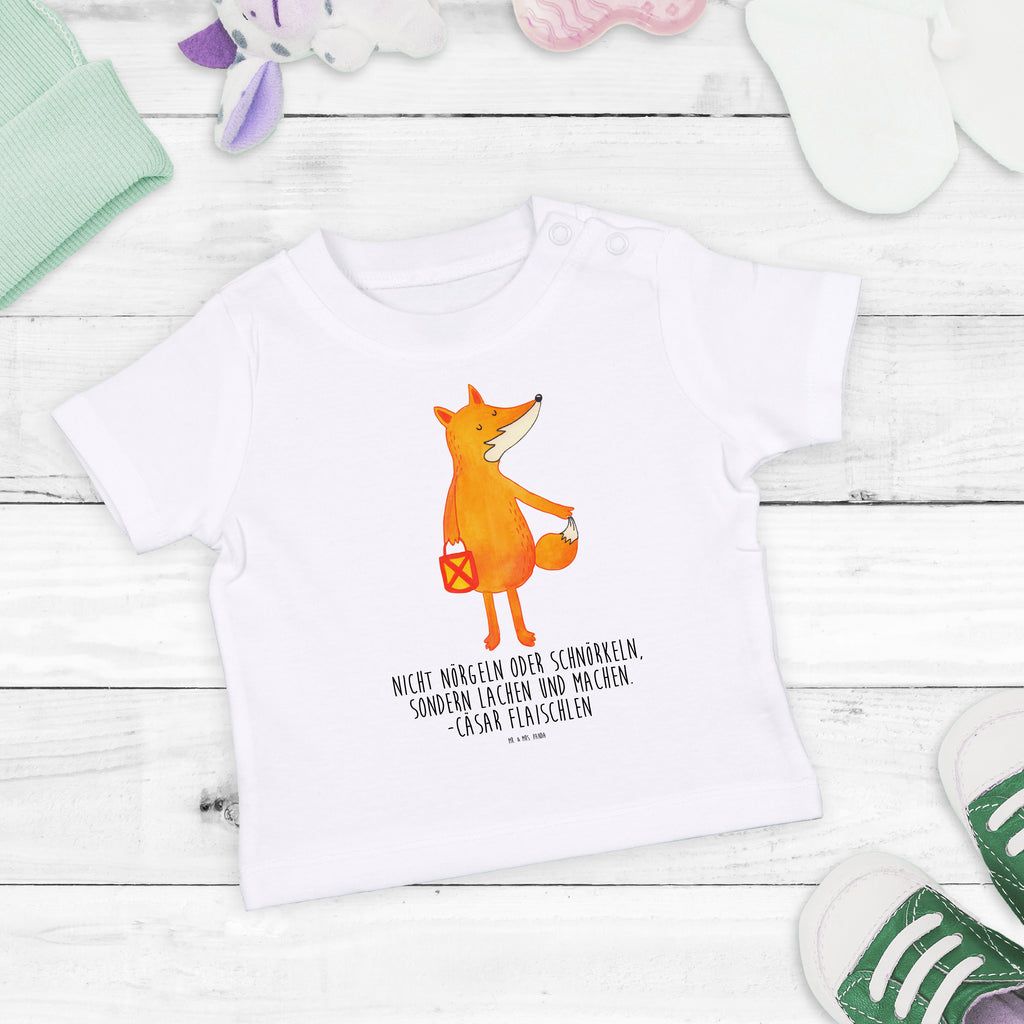 Baby T-Shirt Fuchs Laterne Fuchs, Füchse, Spruch trösten, Liebeskummer Spruch, Laterne, Sankt Martin, Laternenumzug, Aufmuntern, Cäsar Otto Hugo Flaischlen Mädchen,Jungen,Unisex,Motiv,Baby T-Shirt,Kurzarm  Fuchs