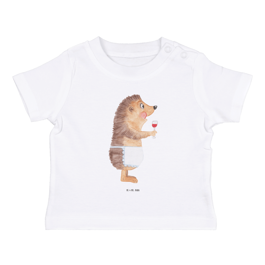 Baby T-Shirt Igel mit Wein Wein Spruch, Igel, Geschenk Weintrinker, Geschenk Weinliebhaber, Wein Deko, Weinglas, Rotwein, Weißwein, Wein trinken Mädchen,Jungen,Unisex,Motiv,Baby T-Shirt,Kurzarm  süße Tiermotive, gute Laune, lustige Sprüche, Tiere