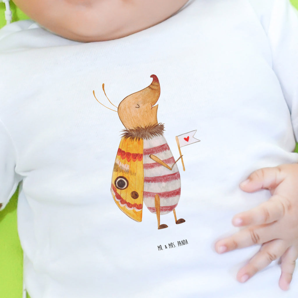 Baby T-Shirt Nachtfalter mit Fähnchen Nachtfalter, Käfer, Spruch lustig, Spruch witzig, süß, niedlich, Küche Deko, Was kostet die Welt Mädchen, Jungen, Unisex, Motiv ,Baby T-Shirt, Kurzarm, Shirt, Baby  süße Tiermotive, gute Laune, lustige Sprüche, Tiere