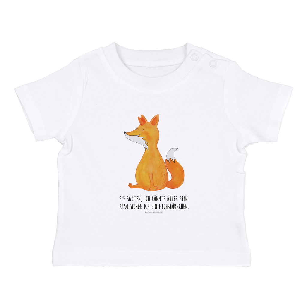 Baby T-Shirt Fuchshörnchen Fuchs, Einhorn, Einhörner, Unicorns, Fuchshörnchen, Fuchshorn, Foxycorn, Füchse Mädchen,Jungen,Unisex,Motiv,Baby T-Shirt,Kurzarm  Einhorn, Einhörner, Einhorn Deko, Pegasus, Unicorn