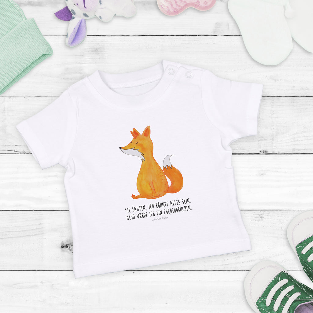 Baby T-Shirt Fuchshörnchen Fuchs, Einhorn, Einhörner, Unicorns, Fuchshörnchen, Fuchshorn, Foxycorn, Füchse Mädchen,Jungen,Unisex,Motiv,Baby T-Shirt,Kurzarm  Einhorn, Einhörner, Einhorn Deko, Pegasus, Unicorn