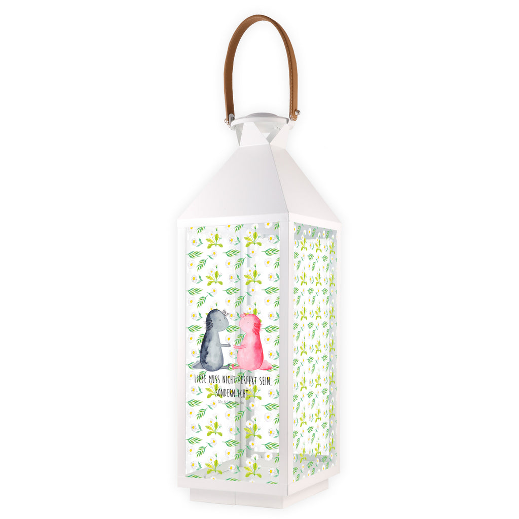 Deko Laterne Axolotl Liebe Gartenlampe, Gartenleuchte, Gartendekoration, Gartenlicht, Laterne  kleine Laternen, XXL Laternen, Laterne groß, Axolotl, Molch, Axolot, Schwanzlurch, Lurch, Lurche, Liebe, große Liebe, Liebesbeweis, Freund, Verlobter, Ehemann, Jahrestag, Valentinstag