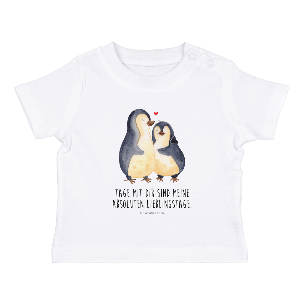 Baby T-Shirt Pinguin umarmend Pinguin, Liebe, Liebespaar, Liebesbeweis, Liebesgeschenk, Verlobung, Jahrestag, Hochzeitstag, Hochzeit, Hochzeitsgeschenk Mädchen,Jungen,Unisex,Motiv,Baby T-Shirt,Kurzarm  Pinguin