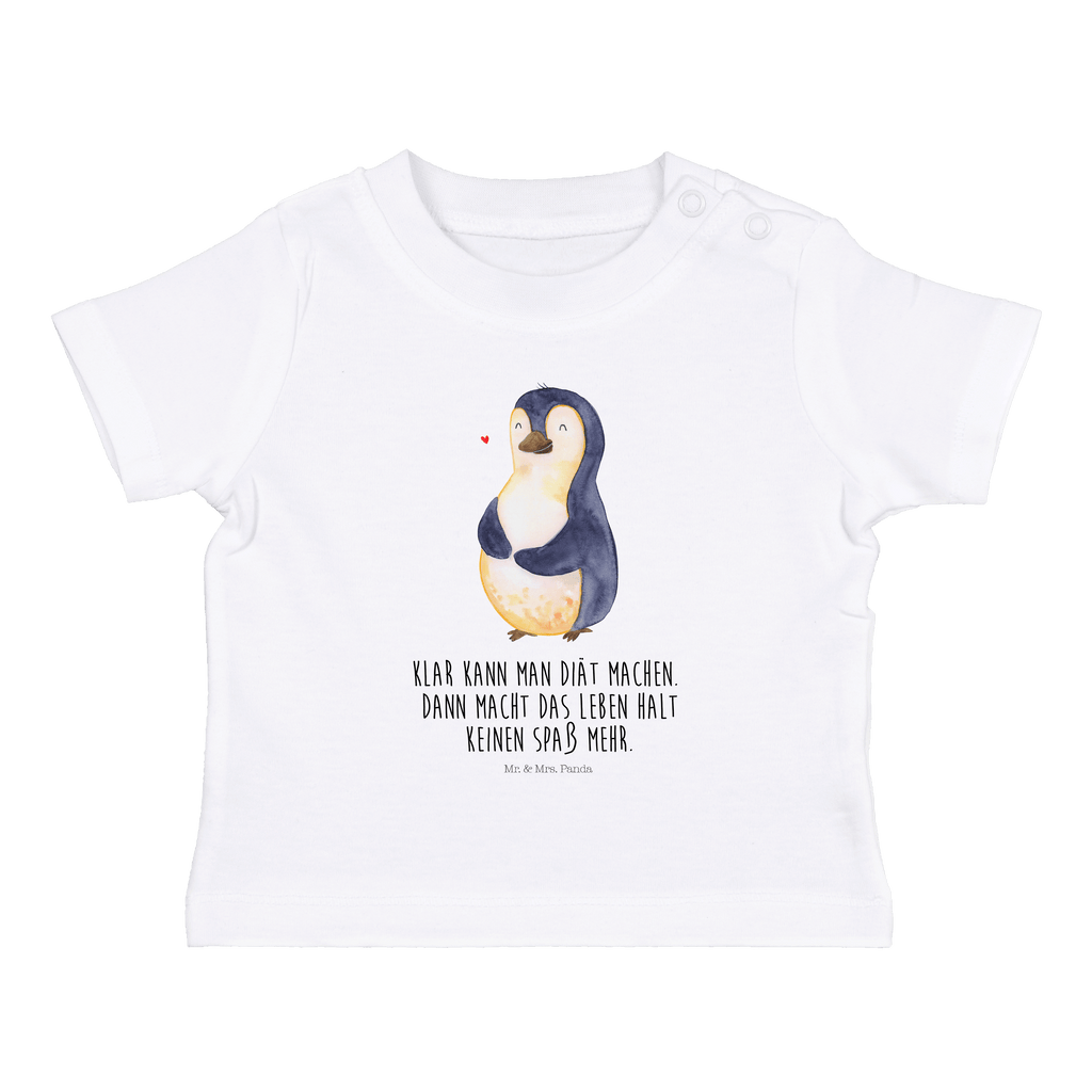 Baby T-Shirt Pinguin Diät Pinguin, Pinguine, Diät, Abnehmen, Abspecken, Gewicht, Motivation, Selbstliebe, Körperliebe, Selbstrespekt Mädchen, Jungen, Unisex, Motiv ,Baby T-Shirt, Kurzarm, Shirt, Baby  Pinguin