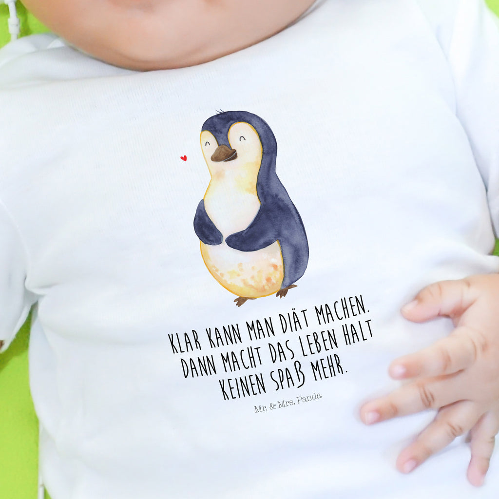 Baby T-Shirt Pinguin Diät Pinguin, Pinguine, Diät, Abnehmen, Abspecken, Gewicht, Motivation, Selbstliebe, Körperliebe, Selbstrespekt Mädchen, Jungen, Unisex, Motiv ,Baby T-Shirt, Kurzarm, Shirt, Baby  Pinguin