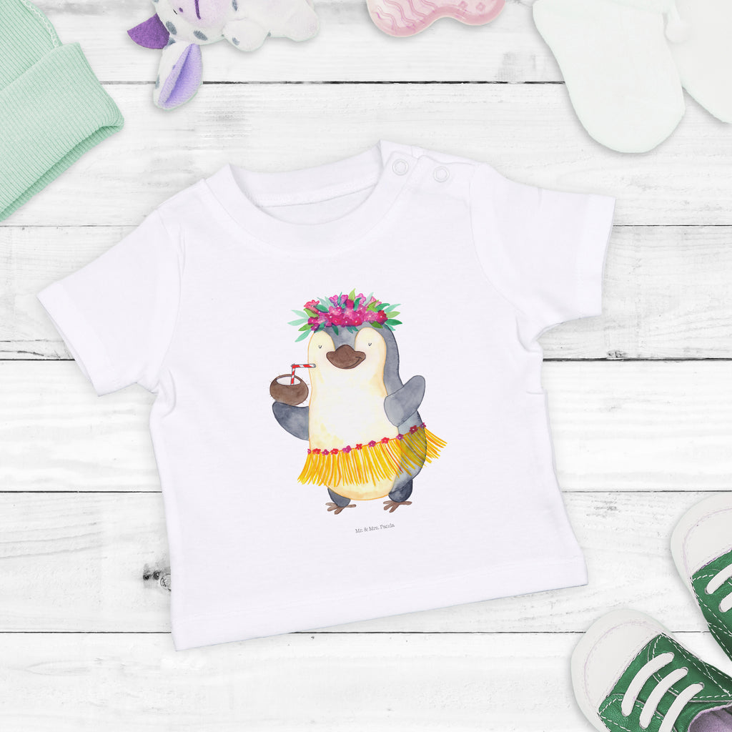 Baby T-Shirt Pinguin Kokosnuss Pinguin, Aloha, Hawaii, Urlaub, Kokosnuss, Pinguine,  Mädchen,Jungen,Unisex,Motiv,Baby T-Shirt,Kurzarm  Pinguin