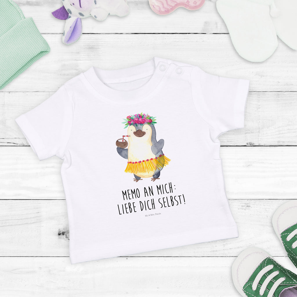 Baby T-Shirt Pinguin Kokosnuss Pinguin, Aloha, Hawaii, Urlaub, Kokosnuss, Pinguine,  Mädchen,Jungen,Unisex,Motiv,Baby T-Shirt,Kurzarm  Pinguin