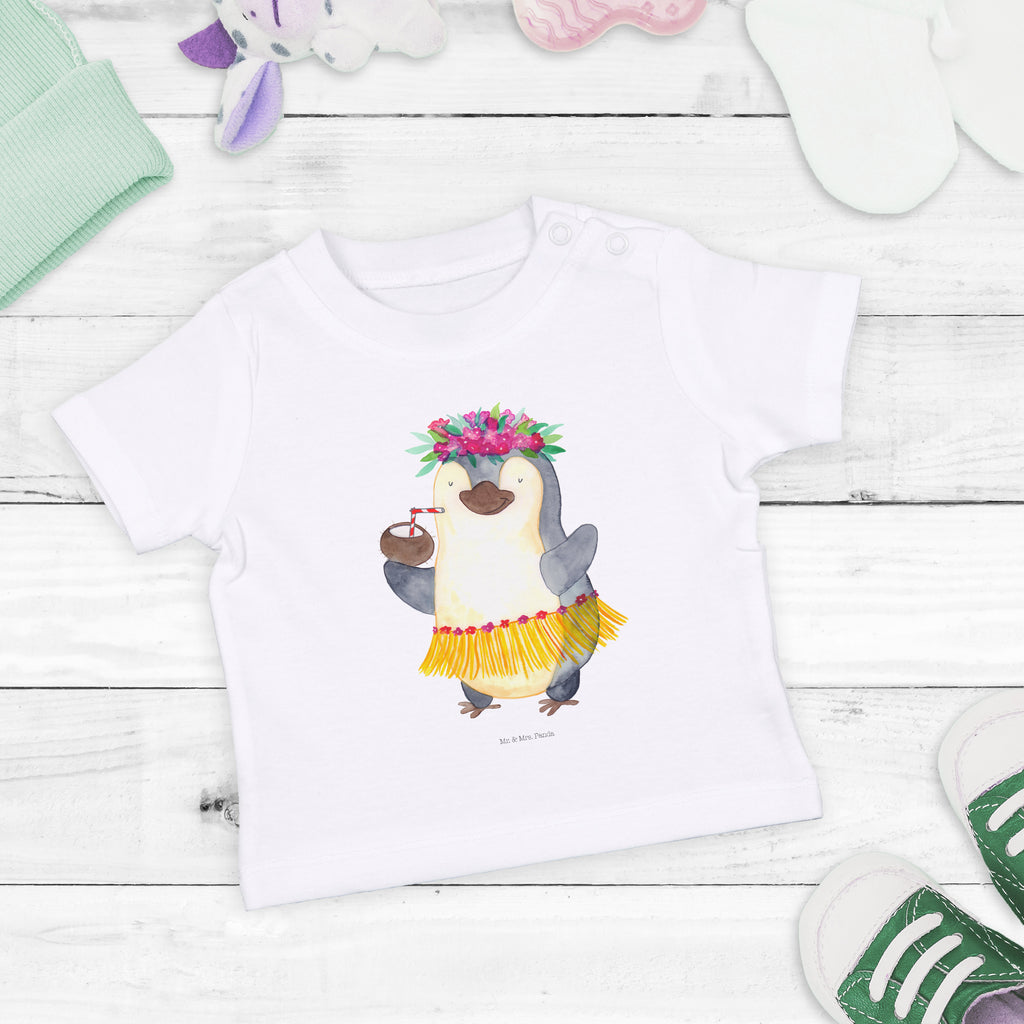 Baby T-Shirt Pinguin Kokosnuss Pinguin, Aloha, Hawaii, Urlaub, Kokosnuss, Pinguine,  Mädchen,Jungen,Unisex,Motiv,Baby T-Shirt,Kurzarm  Pinguin