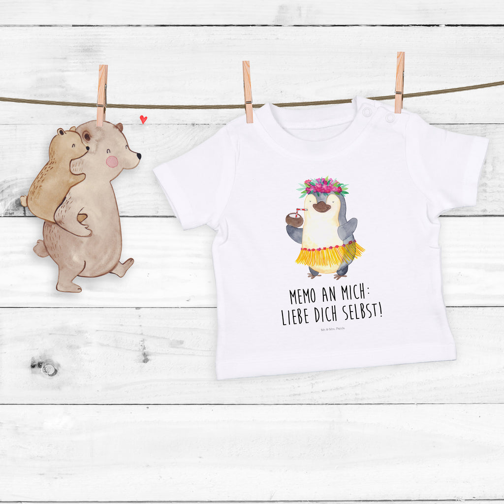 Baby T-Shirt Pinguin Kokosnuss Pinguin, Aloha, Hawaii, Urlaub, Kokosnuss, Pinguine,  Mädchen,Jungen,Unisex,Motiv,Baby T-Shirt,Kurzarm  Pinguin