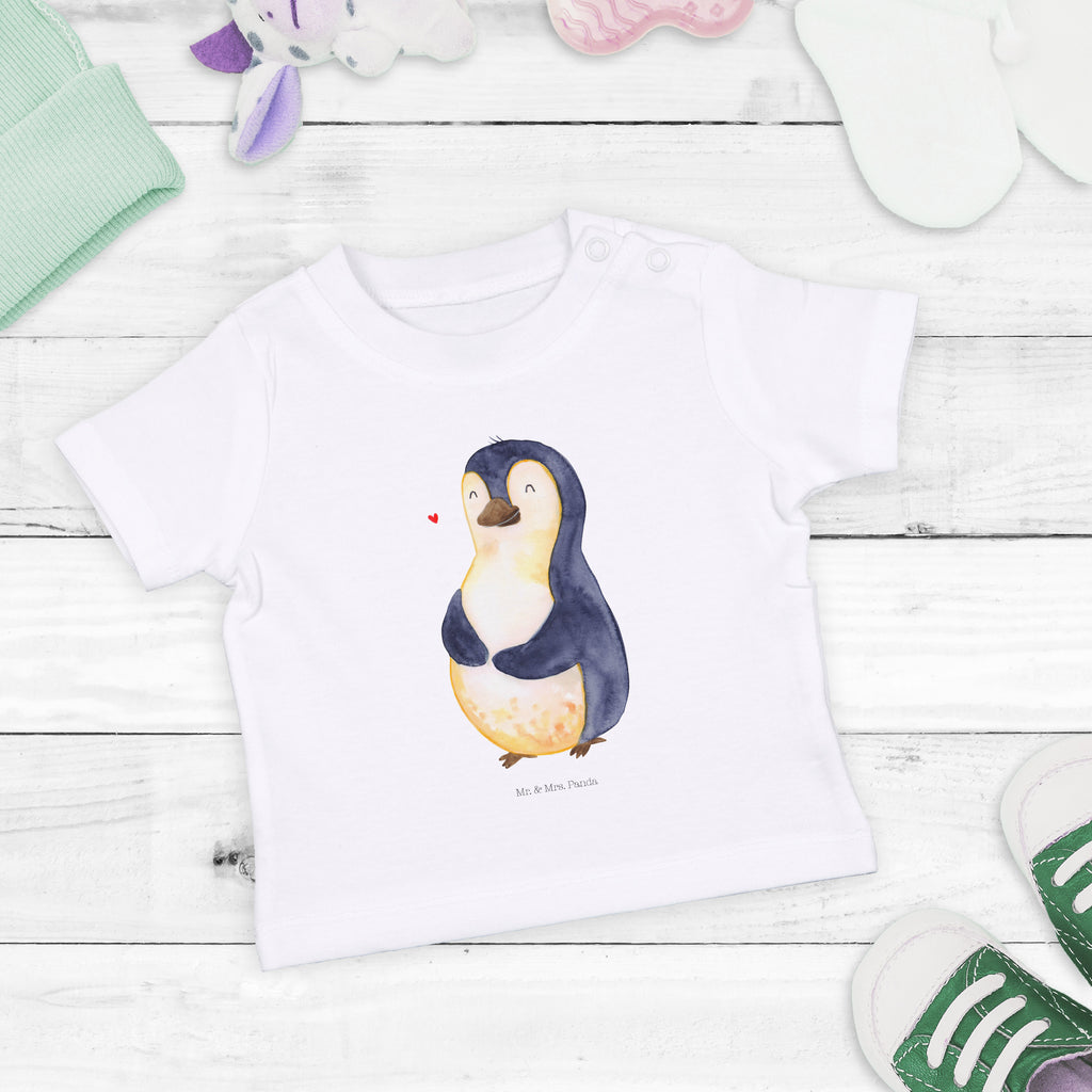 Baby T-Shirt Pinguin Diät Pinguin, Pinguine, Diät, Abnehmen, Abspecken, Gewicht, Motivation, Selbstliebe, Körperliebe, Selbstrespekt Mädchen, Jungen, Unisex, Motiv ,Baby T-Shirt, Kurzarm, Shirt, Baby  Pinguin